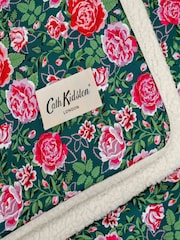 Cath Kidston Green and White and Pink Dolly Rose Pet Blanket - Image 3 of 4