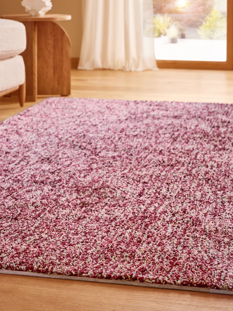 Red Cosy Washable Shaggy Rug - Image 2 of 5 Red Cosy Washable Shaggy Rug - Image 2 of 5