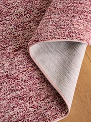 Red Cosy Washable Shaggy Rug - Image 4 of 5