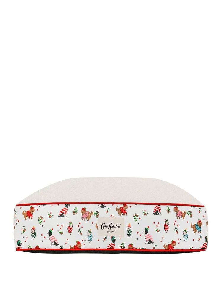 Cath Kidston Green and White and Pink Hearts and Roses Small Medium Mattress - Image 1 of 4