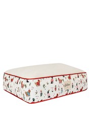 Cath Kidston Green and White and Pink Hearts and Roses Small Medium Mattress - Image 3 of 4