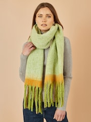 Yumi צעיף בדוגמת קוביות צבע - תמונה 1 מתוך 2