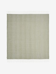 Green Herringbone Cosy Throws - Image 1 of 3