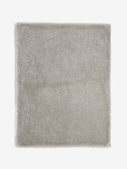Grey Faux Fur Shearling Throw - Image 4 of 6