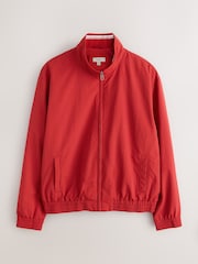 Red Funnel Neck Zip Through Jacket - Image 7 of 11