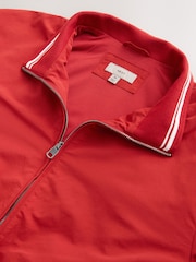 Red Funnel Neck Zip Through Jacket - Image 9 of 11