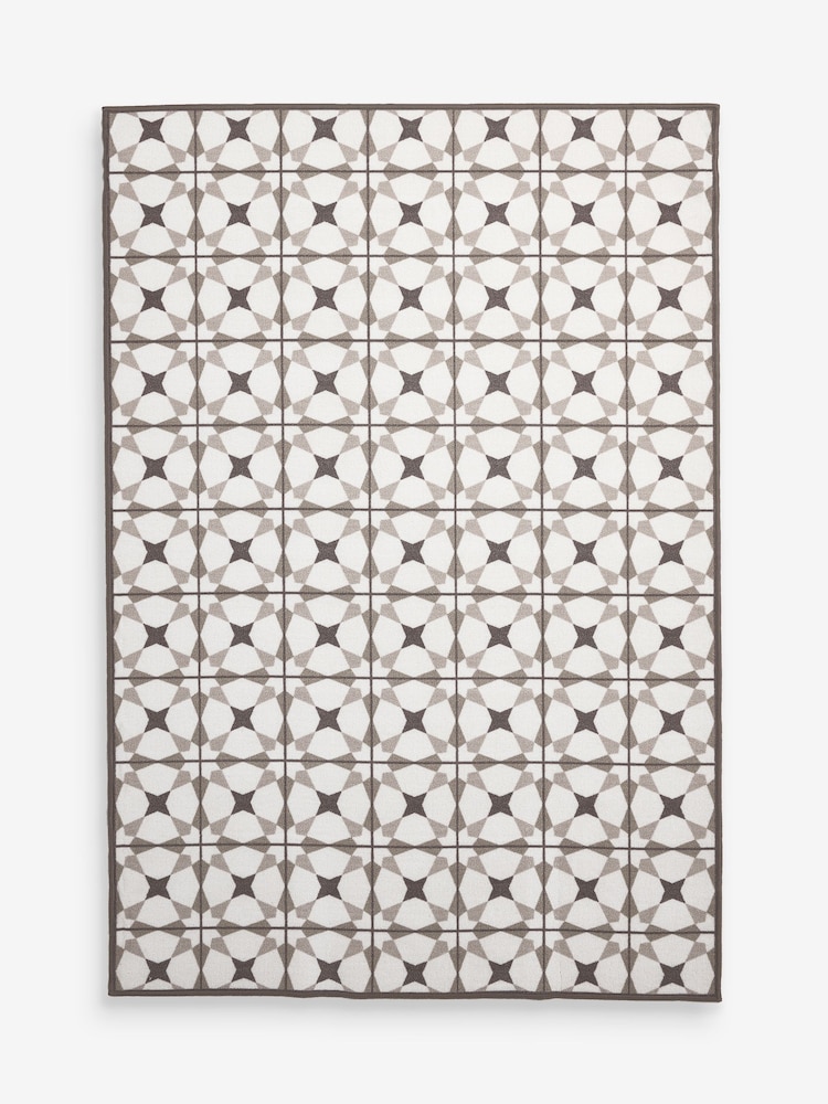Periva geometrijska Tile Podna prostirka - Slika 2 od 4