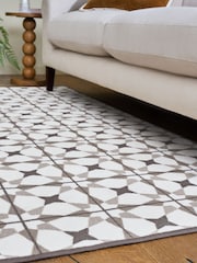 Periva geometrijska Tile Podna prostirka - Slika 3 od 4