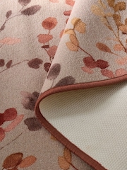 Orange Washable Autumnal Leaf Rug - Image 4 of 5