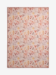 Orange Washable Autumnal Leaf Rug - Image 5 of 5
