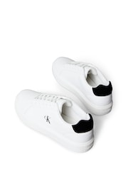 Calvin Klein nahkaiset logolla varustetut lenkkarit - Kuva 4 / 6