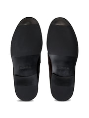 Calvin Klein Brown Leather Airfit® Cushioned Penny Loafers - Image 5 of 6