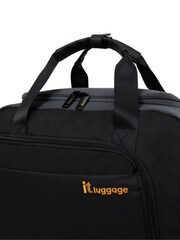 IT Luggage Black Duo-Tone Holdall Bag - Image 8 of 9