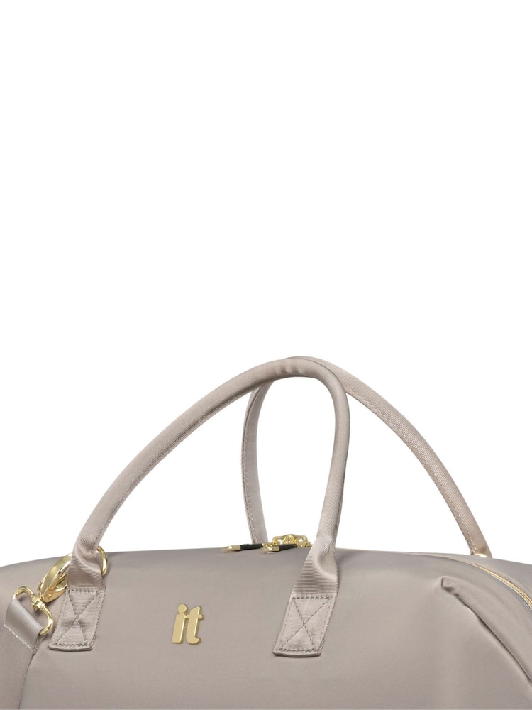 IT Luggage Grey Charmer Holdall Bag - Image 8 of 8