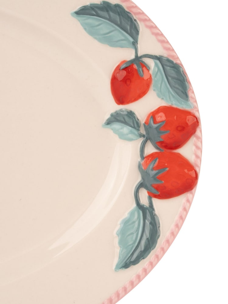 Cath Kidston Pink Raspberry Ceramic Serving Platter - Image 3 of 3