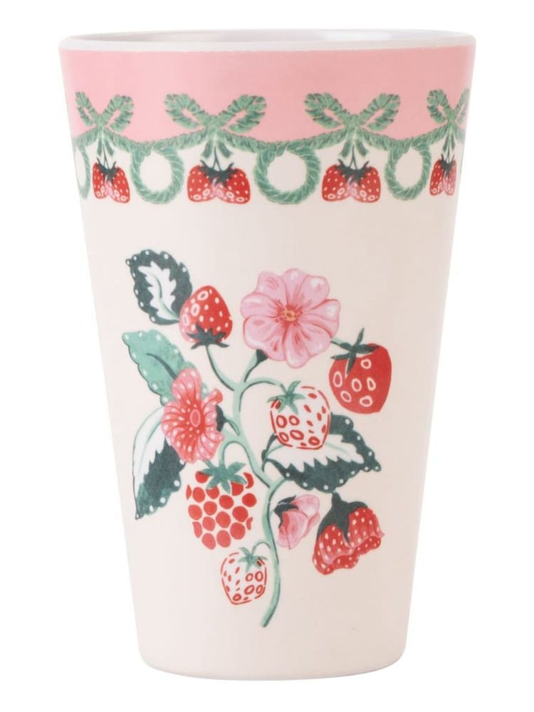 Cath Kidston 4 Pack Pink Raspberry Melamine Tumbler - Image 2 of 5