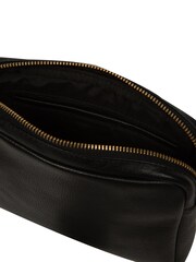 Pure Luxuries London Black Eris Leather Cross-Body Bag - Image 8 of 8