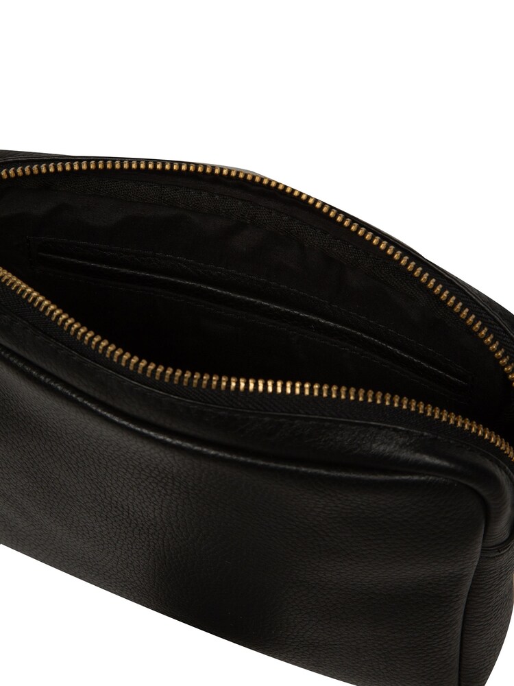 Pure Luxuries London Black Eris Leather Cross-Body Bag - Image 8 of 8