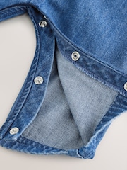 Blue Denim Baby Dungarees and Polo Bodysuit Set (0mths-3yrs) - Image 11 of 12