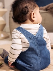 Blue Denim Baby Dungarees and Polo Bodysuit Set (0mths-3yrs) - Image 2 of 12