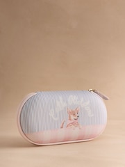 Cath Kidston Blue Stripe Corgi Print Glasses Case - Image 1 of 3