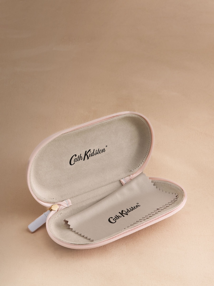 Cath Kidston Blue Stripe Corgi Print Glasses Case - Image 3 of 3