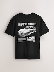 黑色與金色 - Hot Hatch Car Graphic T-Shirt - 圖片 6/9