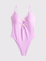 Lila - Abercrombie & Fitch Starfish Cutout One-Piece Swimsuit - Bild 6 von 6
