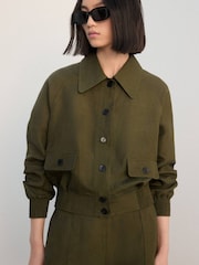 Mango Nude Utility Jacket - Image 3 of 6