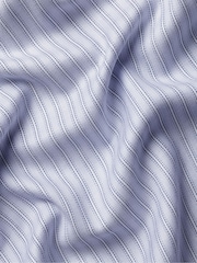 Charles Tyrwhitt Blue Non-Iron Twill Stripe Shirt - Image 6 of 6