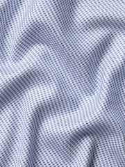 Charles Tyrwhitt Blue Non-Iron Greenwich Weave Cutaway Shirt - Image 6 of 6