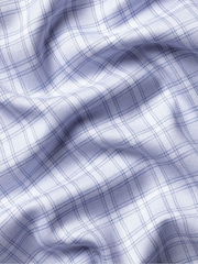 Charles Tyrwhitt Blue Non-Iron Twill Check Shirt - Image 6 of 6