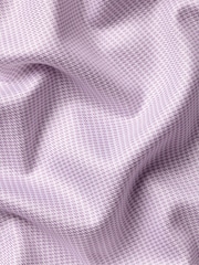 Charles Tyrwhitt Purple Non-Iron Greenwich Weave Cutaway Shirt - Image 6 of 6