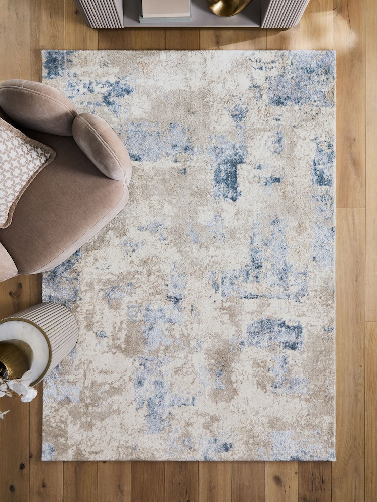 Blue Elena Abstract Rug - Image 1 of 5