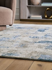 Blue Elena Abstract Rug - Image 3 of 5