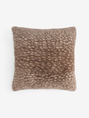 Brown Deer Faux Fur Cushion - Image 3 of 4