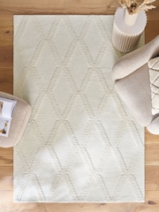 Ivory Country Plait Rug - Image 1 of 5