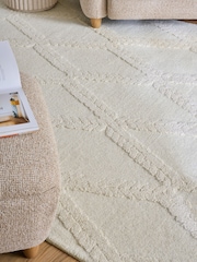 Ivory Country Plait Rug - Image 2 of 5