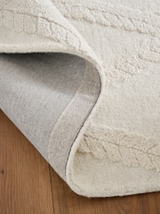 Ivory Country Plait Rug - Image 4 of 5