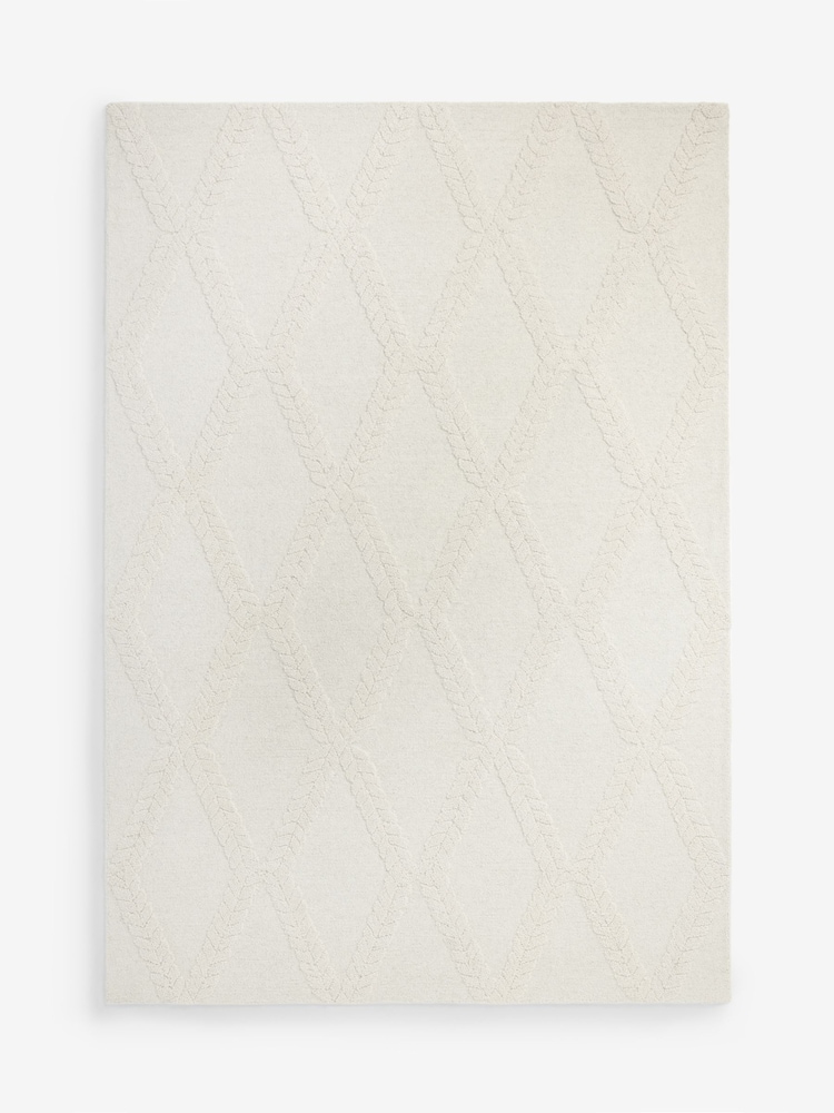 Ivory Country Plait Rug - Image 5 of 5 Ivory Country Plait Rug - Image 5 of 5