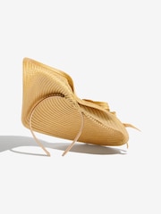 Friends Like These Natural Raffia Disc Fascinator Headband - Image 3 of 5