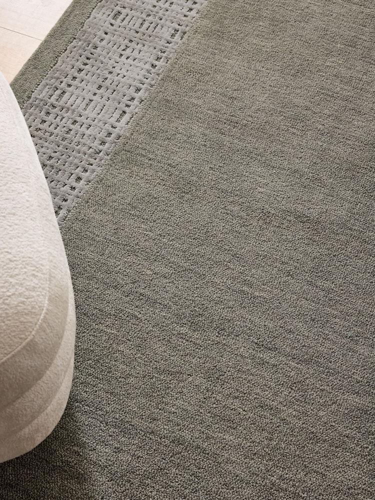 Grey Collection Luxe Cera Border Rug - Image 1 of 4 Grey Collection Luxe Cera Border Rug - Image 1 of 4