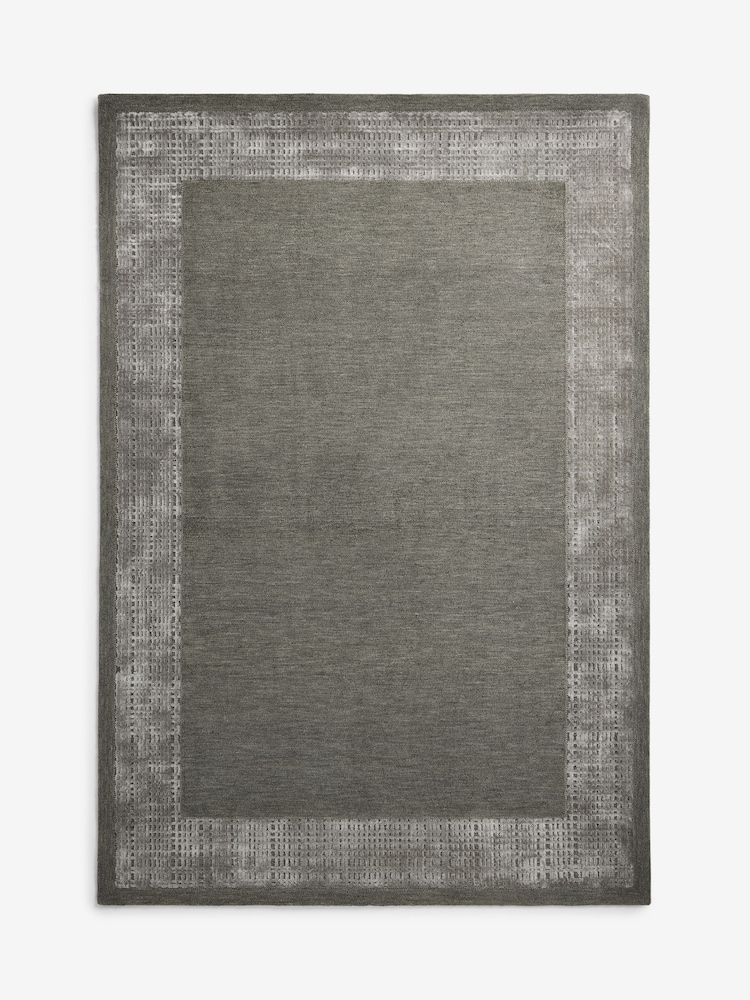 Grey Collection Luxe Cera Border Rug - Image 4 of 4 Grey Collection Luxe Cera Border Rug - Image 4 of 4