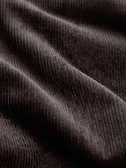 Chocolate Brown Cord Bootcut Trousers With Modal - Image 9 of 9