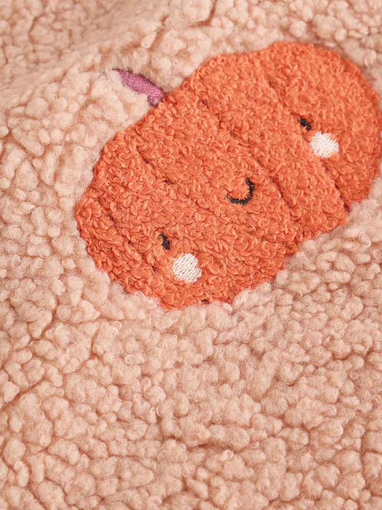 Orange Pumpkin Zip Through Fleece (3mths-7yrs) - Image 10 of 10