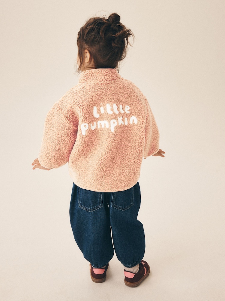 Orange Pumpkin Zip Through Fleece (3mths-7yrs) - Image 2 of 10