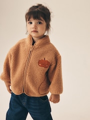 Orange Pumpkin Zip Through Fleece (3mths-7yrs) - Image 3 of 10