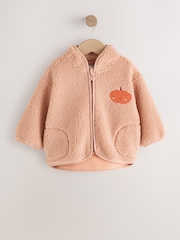 Orange Pumpkin Zip Through Fleece (3mths-7yrs) - Image 5 of 10