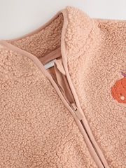 Orange Pumpkin Zip Through Fleece (3mths-7yrs) - Image 8 of 10