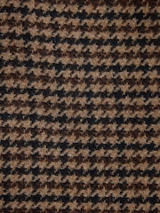Brown Slim Fit Dogtooth Check Blazer - Image 12 of 12